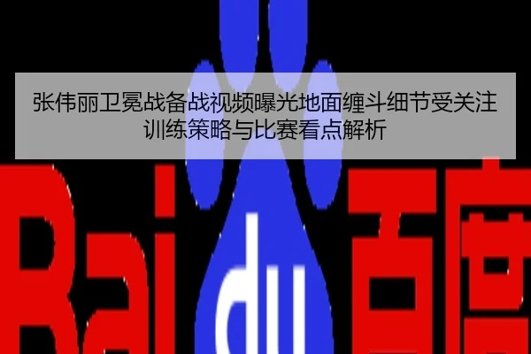 张伟丽卫冕战备战视频曝光地面缠斗细节受关注训练策略与比赛看点解析